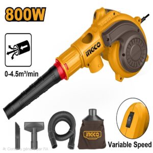 Souffleur et aspirateur 2 en 1 800W