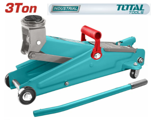 Cric De Plancher Hydraulique Total 3T THT10832 Haute Performance