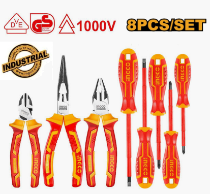 Ensemble 8 pièces d'outils isolés d'électricien HKIST3081