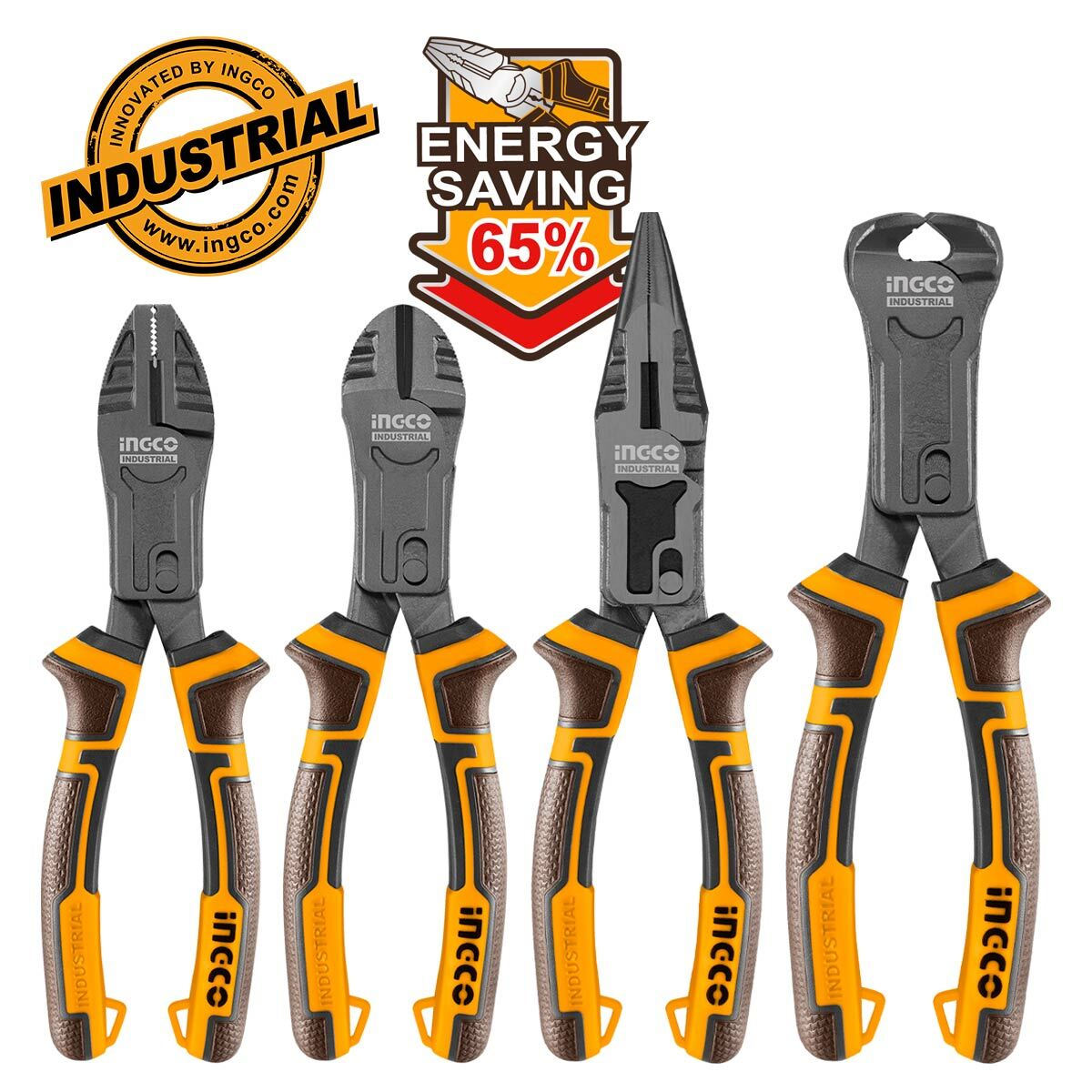 Jeu de pinces Longueur 203,2 mm 4 pièces INGCO HKCPS5841