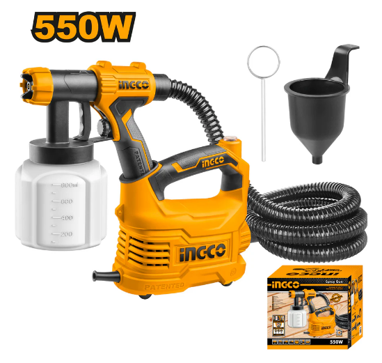 Pistolet de peinture électrique 550W INGCO SPG5008