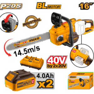 TRONCONNEUSE CHAINE 20V 2BAT 4AH 400MM CGSLI401682