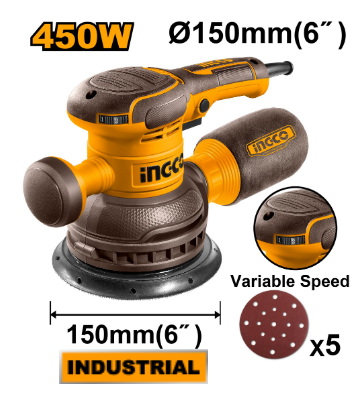 Ponceuse rotative INGCO 450w RS4516