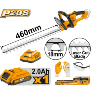 Taille Haie 20V + Batterie2Ah + Accessoires INGCO - CHTLI20461
