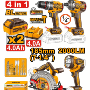 Ensemble de 3 Pièces INDUSTRIEL INGCO COSLI250386