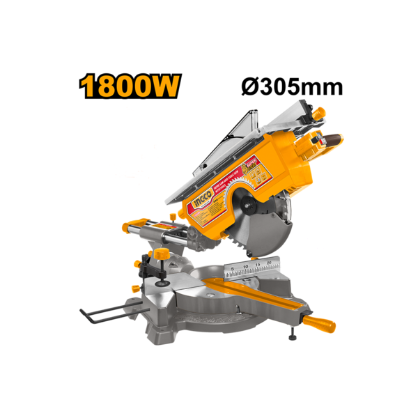 Scie à onglet et table INGCO MT2S18002 – 1800W, 305 mm