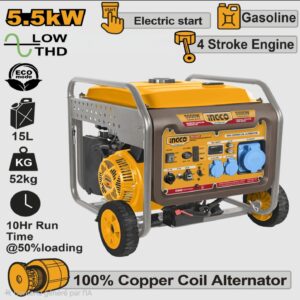 Générateur à essence à onduleur 5500W INGCO GEIF55002