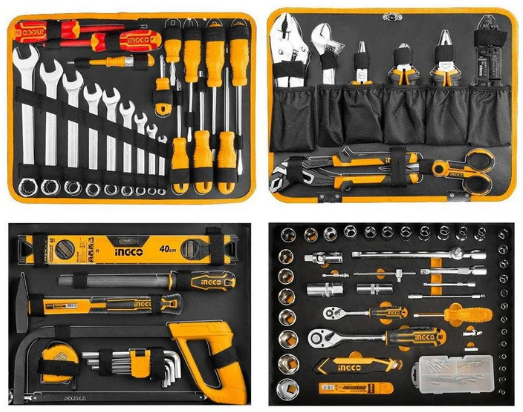 COFFRET D'OUTILS À MAIN INGCO 147 PIÈCES HKTHP21471 – Image 2