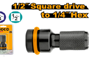 ADAPTADOR DE "1/2 " A "1/4" HEXAGONAL INGCO ABH60501