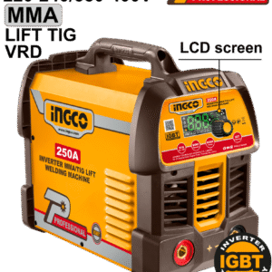 Poste à souder Inverter MMA/TIG Lift 250 A 220-240/380-400 V IGBT INGCO ING-MMA25089