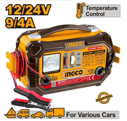 Chargeur de batterie 12/24V ING-CB1601