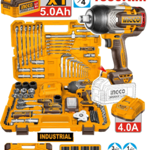 Coffret clé a chocs 126pcs 3/4 1350Nm sans fil 20V HKTHP31261 INGCO