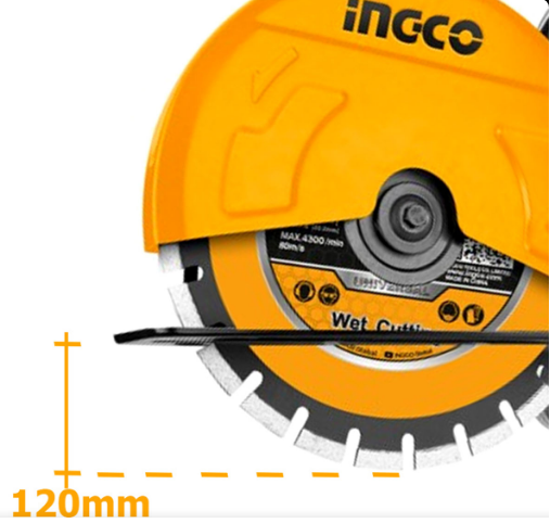 Découpeuse Ingco 2800 W, lame de 355 mm PC3558 – Image 3