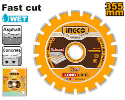 Disque diamanté pour la coupe d’asphalte et de béton 355mm DMD033551