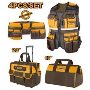 ENSEMBLE DE 4 SACS À OUTILS INGCO COS230910
