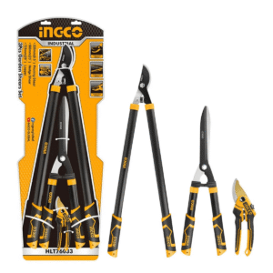 Ensemble de 3 cisailles de jardin INGCO