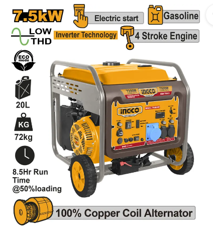 Générateur électrique INGCO GEIF75001 7500 W