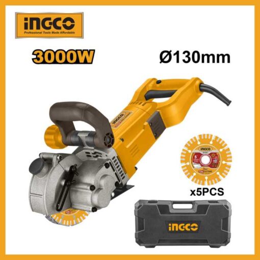 Rainureuse a Béton 130mm 3000W INGCO wlc30001 – Image 3