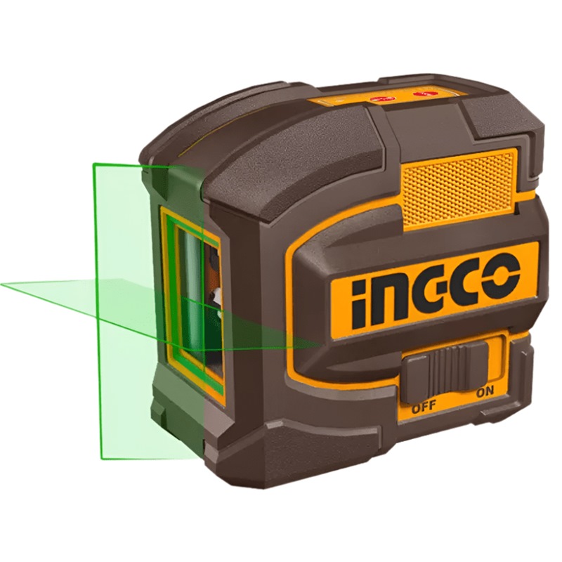 KIT 3PCS PERCEUSE À PERCUSSION 76NM + NIVELEUR LASER + ENSEMBLE DE 70 MÈTRES INGCO COSLI250511 – Image 3
