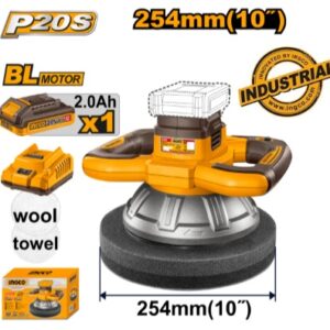 POLISSEUSE SANS FIL INGCO 20 V 10 PO COPLI2025481