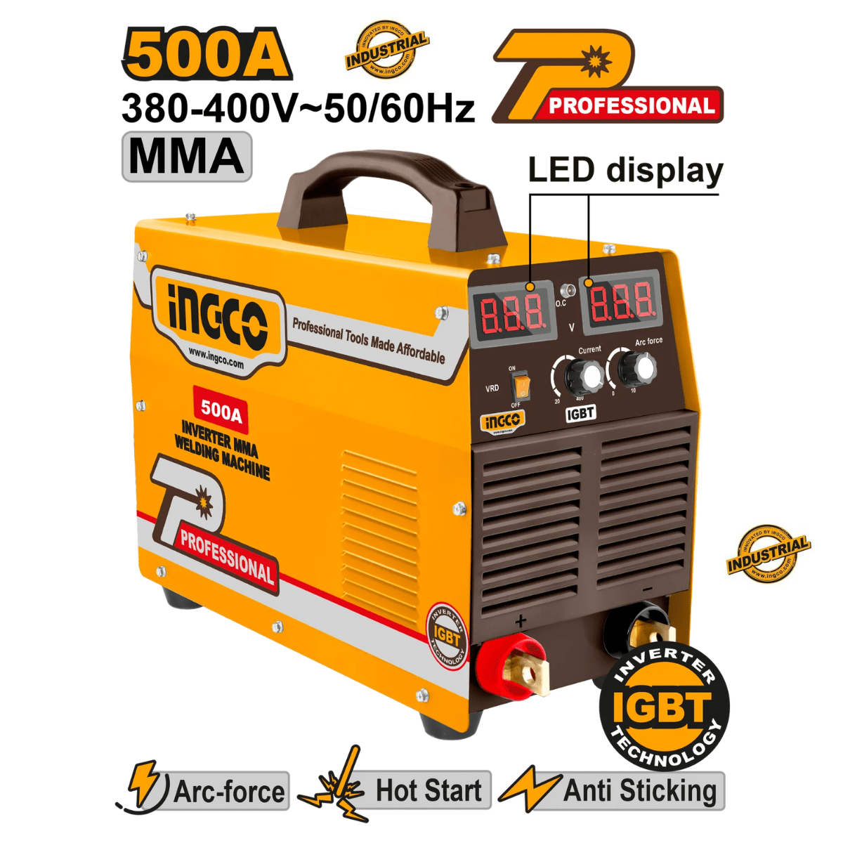 Poste À Souder Onduleur 500A MMA ING-MMA5008