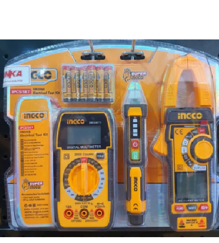 Kit de test électrique,multimètre à pince,outil de mesure de tension AC INGCO DM3068