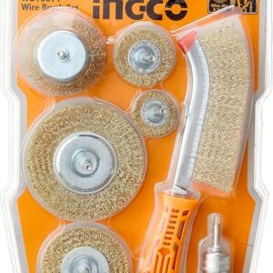 Ensemble de 7 brosses métalliques INGCO génériques WB10071