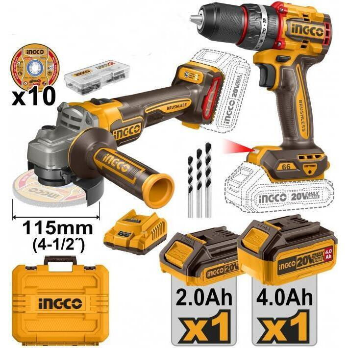 Ensemble d'outils électriques INGCO CKLI20273