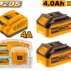 Kit batterie et chargeur lithium-ion P20S 20 V INGCO FBCPK1424