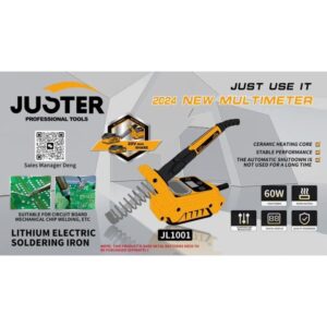 Fer à souder sans fil 20 V 2.0AH à écran LCD numérique JL1001- JUSTER