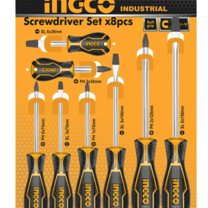 Jeu de 8 tournevis INGCO HKSD0828