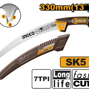Scie d'élagage – 330 mm, 7 dents par pouce INGCO HPS3306