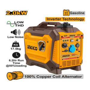 Groupe Électrogène Essence Inverter 2000w 2.0 kW – GEI23006 – INGCO
