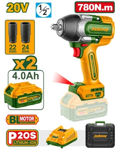 CLé à chocs sans fil 20v JADAVER JDCD1B78