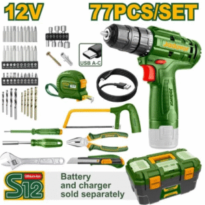 Coffret d'outils JADEVER 77 pièces JDDT1B77