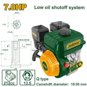 Moteur à essence JADEVER JDGNAA170Q