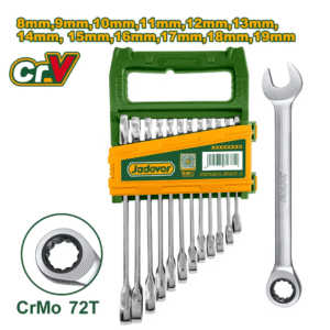 Jeu de 12 clés à cliquet JADEVER JDSP4212