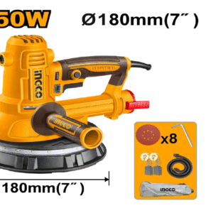 PONCEUSE À PLÂTRE 850 W 180 MM 7″ INGCO DWS10508