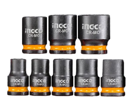 Jeu de 10 douilles à chocs 38″ Ingco HKISSD38104 – Image 2