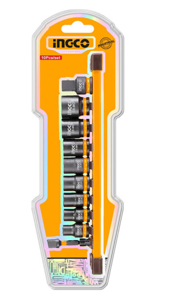 Jeu de 10 douilles à chocs 38″ Ingco HKISSD38104 – Image 3