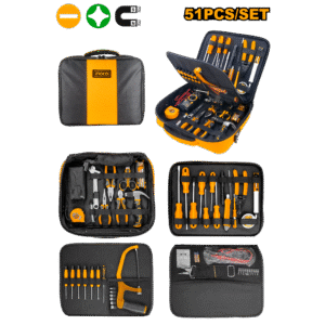 Boite à outils télécom 51 pièces HKTTS0511