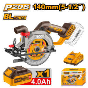 Scie circulaire sans fil 20v INGCO CSLI14021