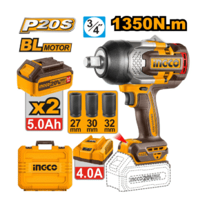 Clé à choc sans fil INGCO1350N.m 20V CIWLI20135