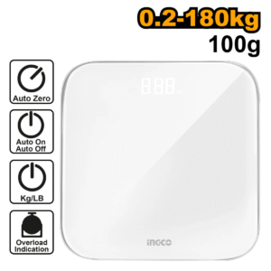 Balance corporelle 180 kg HESA41802 ING-MT