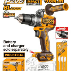 Perceuse à percussion sans fil Ingco 96NM 1100 W (sans batterie ni chargeur) - CIDLI209685