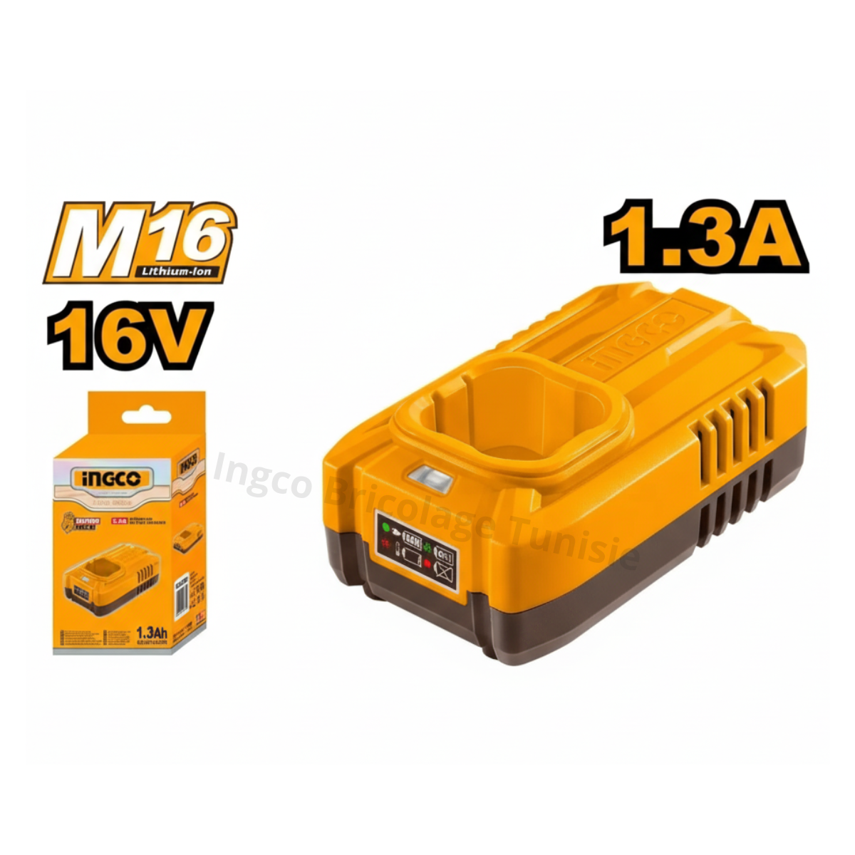 charge de Batterie lithium-ion 16 V série M16 1,3 A FCLI1613