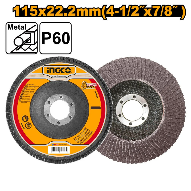 Disque à lamelles 115*22,2mm INGCO FD11560