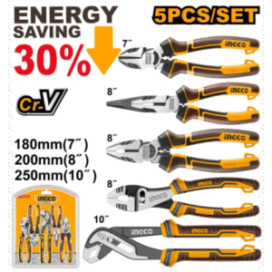 Jeu de 5 pinces Industriels INGCO HKPS28588