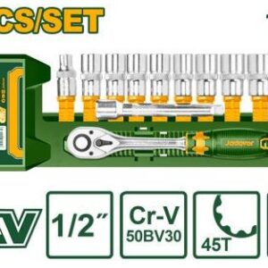 Coffret de 12 douilles 1/2" JADEVER JDST2212