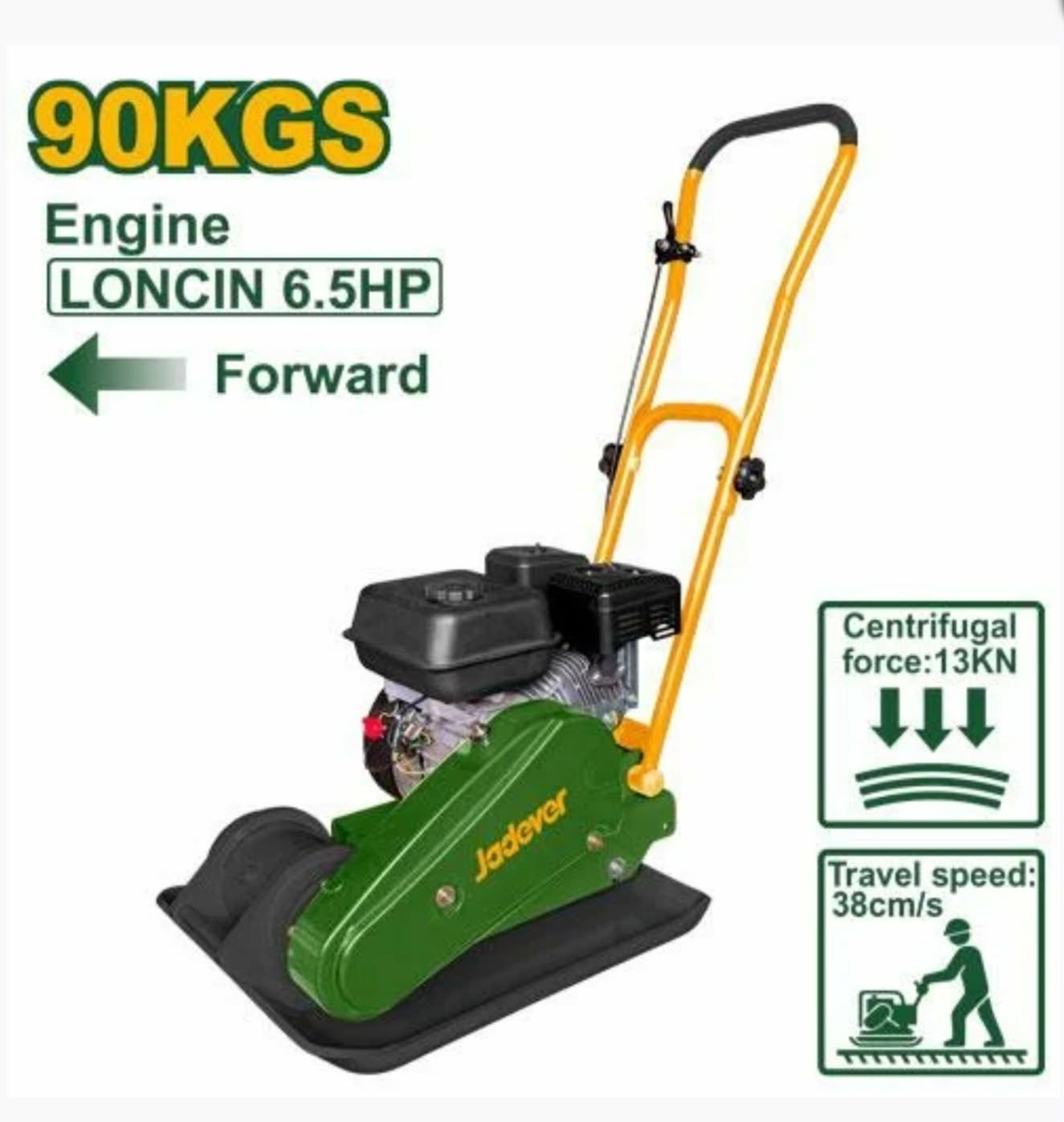 Plaque vibrante à essence 90 kg 6,5 CV JDPM3A090 Jadever